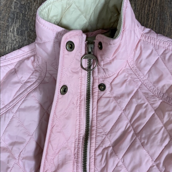 Barbour Summer Liddesdale Quilted Gilet in Carnation Pink VG size 6 - Picture 4 of 8